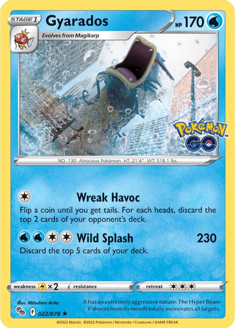 Gyarados (022/078) [Pokémon GO] | Devastation Store