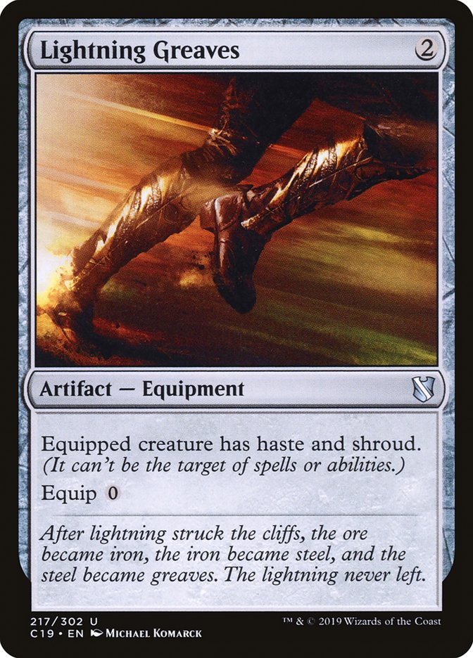 Lightning Greaves [Commander 2019] | Devastation Store