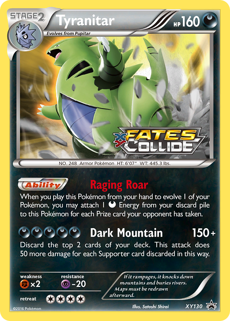 Tyranitar (XY130) [XY: Black Star Promos] | Devastation Store