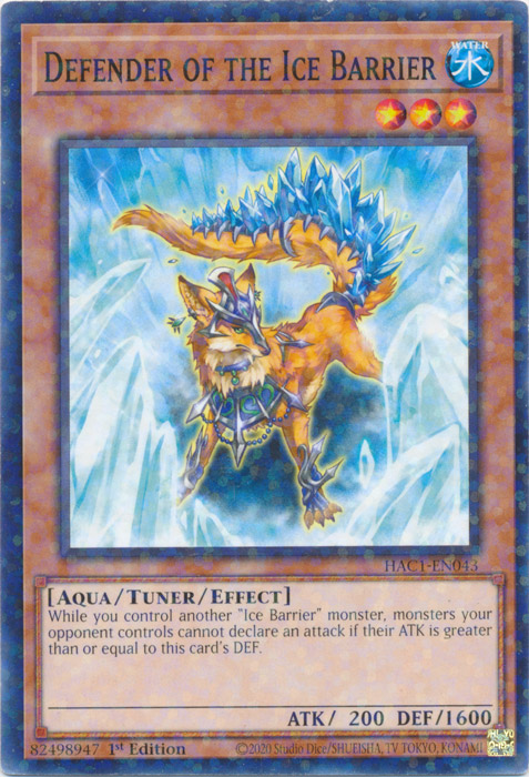 Defender of the Ice Barrier (Duel Terminal) [HAC1-EN043] Common | Devastation Store