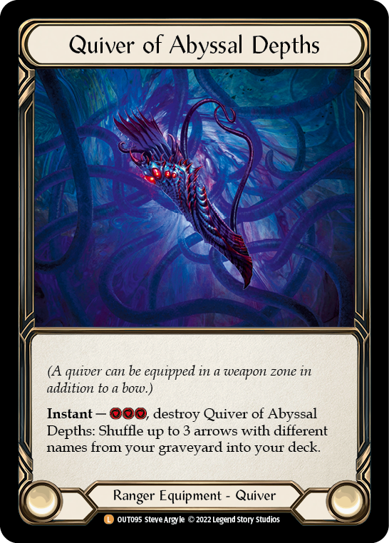 Quiver of Abyssal Depths [OUT095] (Outsiders)  Cold Foil | Devastation Store