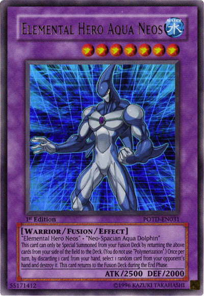 Elemental Hero Aqua Neos [POTD-EN031] Ultra Rare | Devastation Store