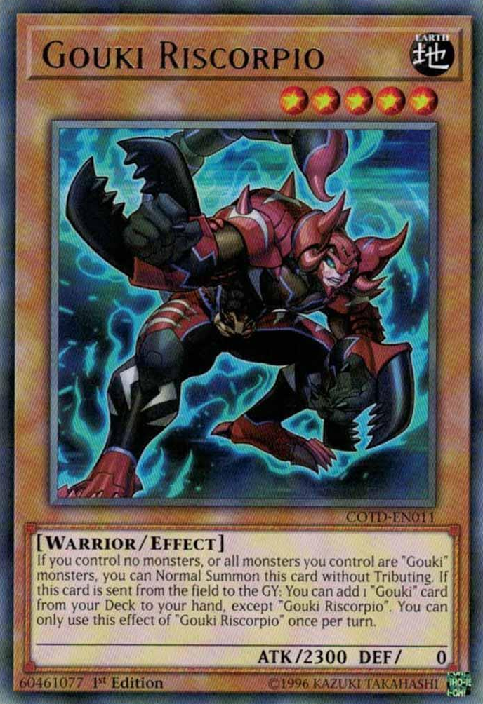 Gouki Riscorpio [COTD-EN011] Rare | Devastation Store