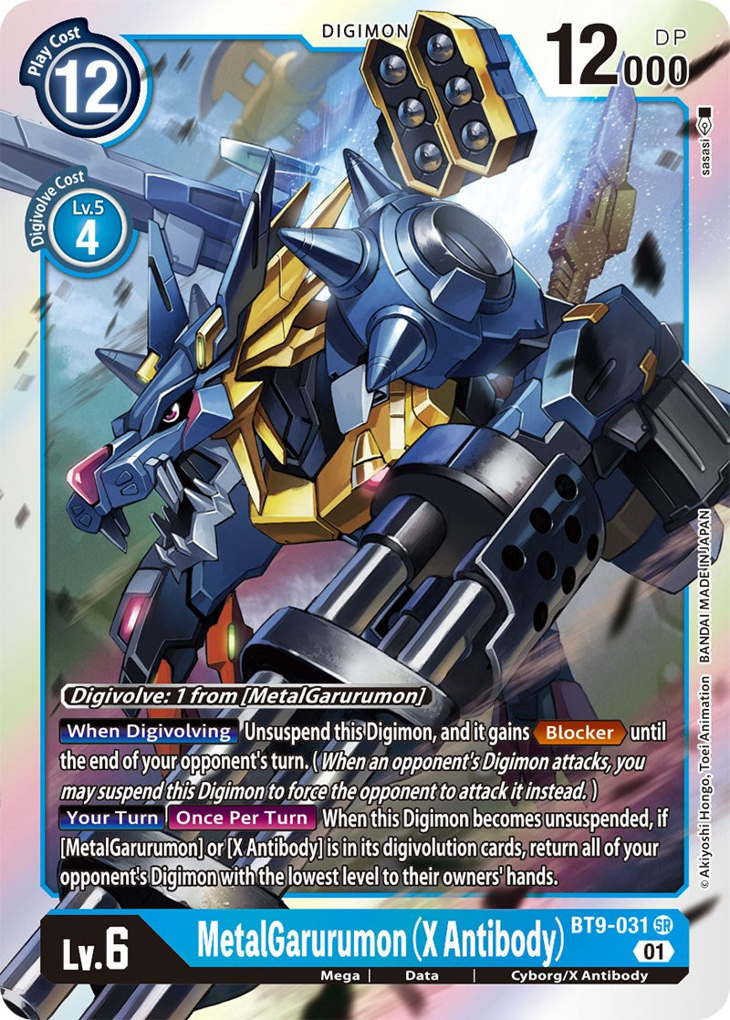 MetalGarurumon (X Antibody) [BT9-031] [X Record] | Devastation Store