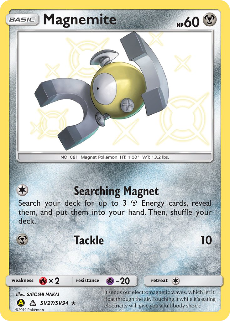 Magnemite (SV27/SV94) [Sun & Moon: Hidden Fates - Shiny Vault] | Devastation Store