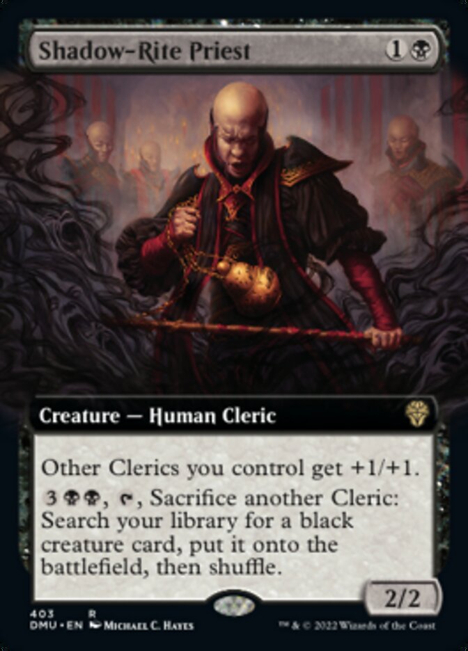 Shadow-Rite Priest (Extended Art) [Dominaria United] | Devastation Store