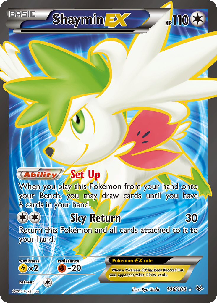 Shaymin EX (106/108) [XY: Roaring Skies] | Devastation Store