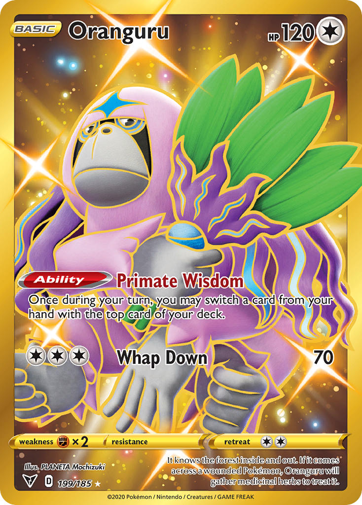Oranguru (199/185) [Sword & Shield: Vivid Voltage] | Devastation Store