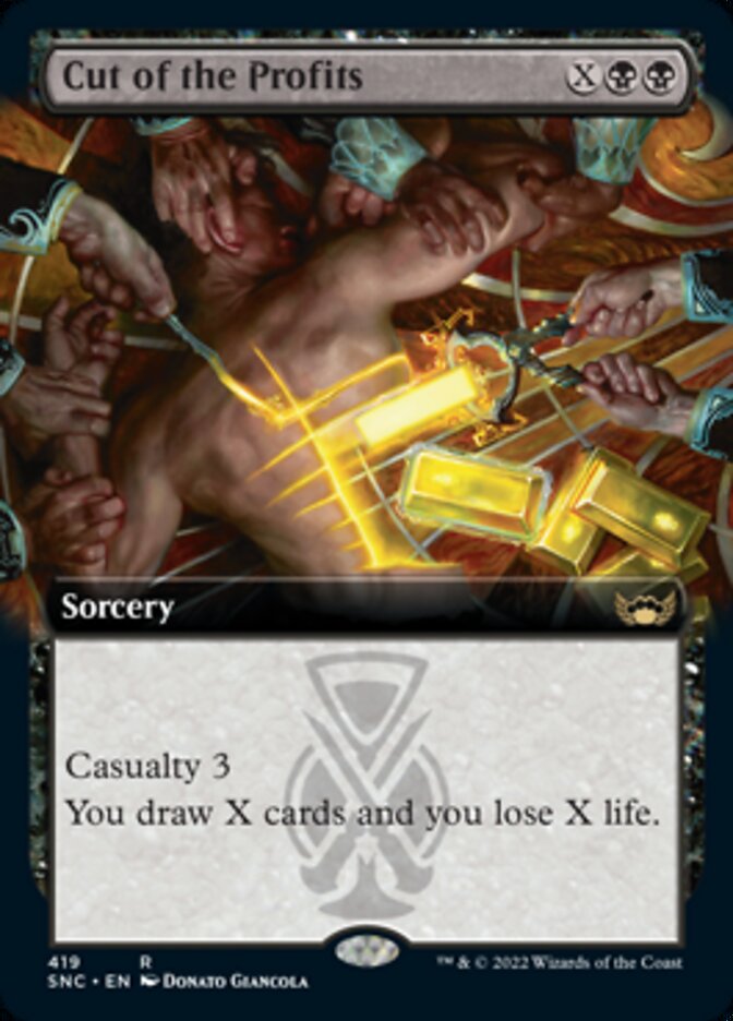 Cut of the Profits (Extended Art) [Streets of New Capenna] | Devastation Store