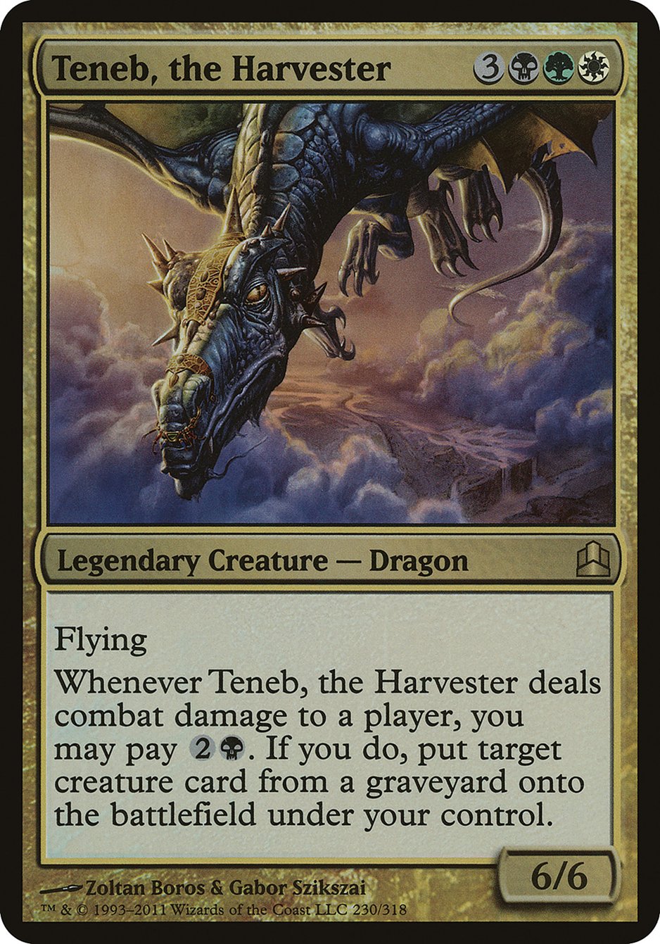 Teneb, the Harvester (Oversized) [Commander 2011 Oversized] | Devastation Store