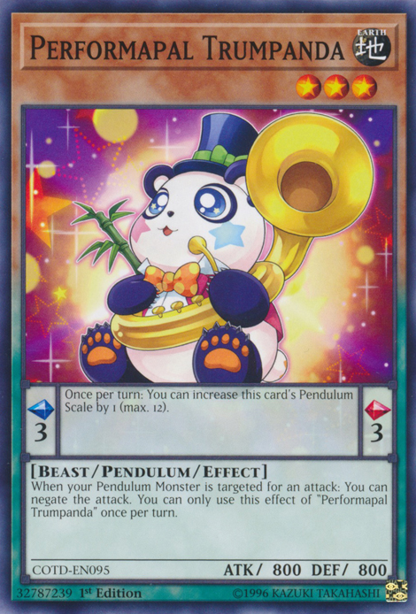 Performapal Trumpanda [COTD-EN095] Common | Devastation Store