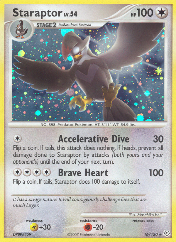 Staraptor (16/130) [Diamond & Pearl: Base Set] | Devastation Store