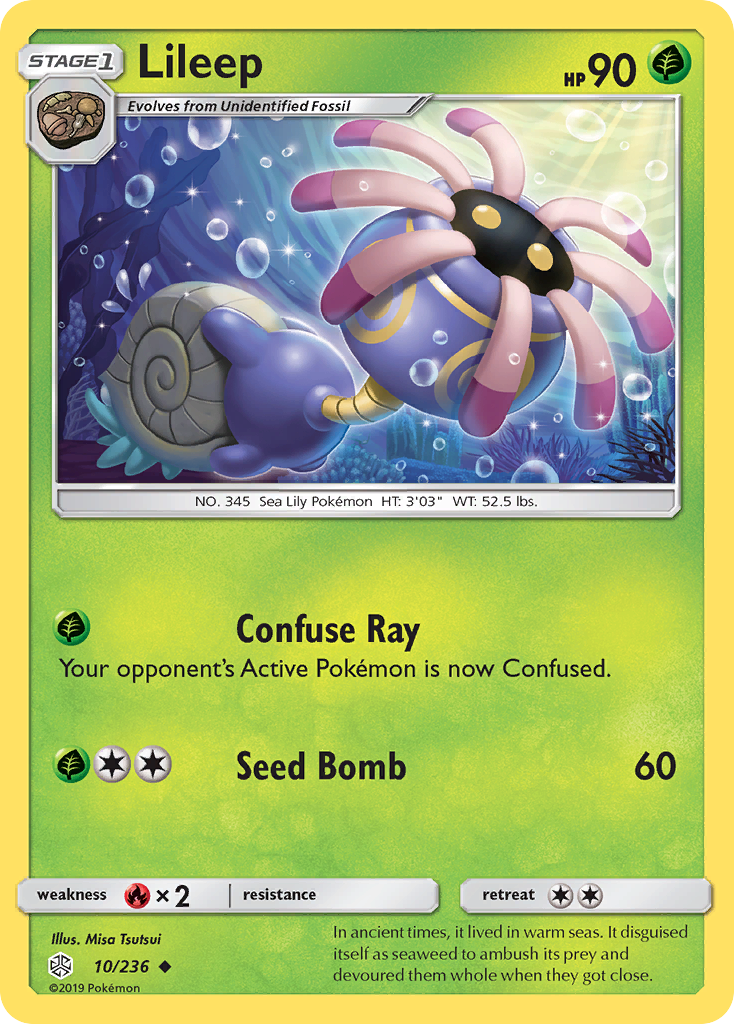 Lileep (10/236) [Sun & Moon: Cosmic Eclipse] | Devastation Store