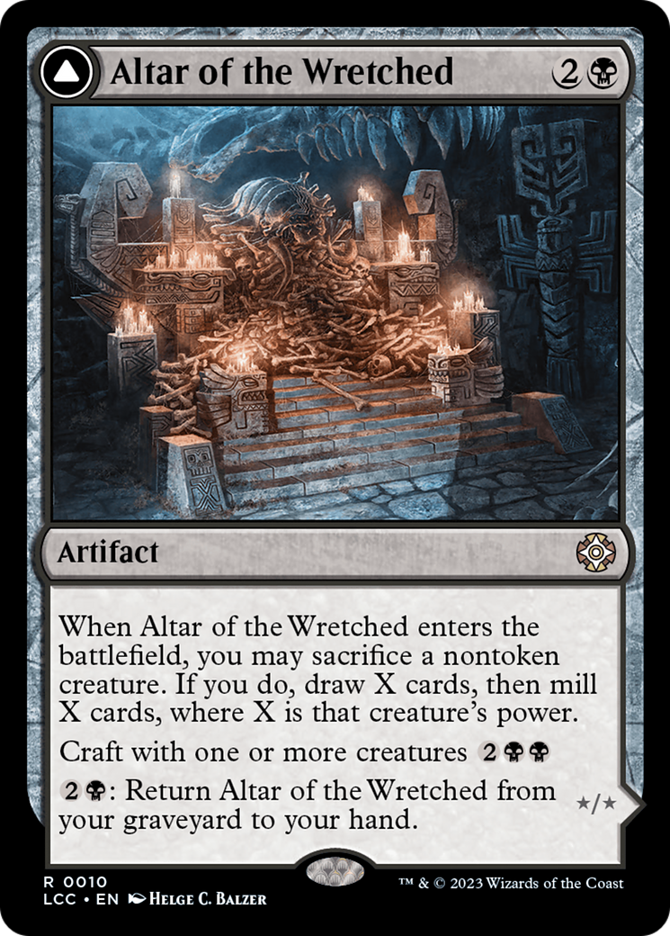 Altar of the Wretched // Wretched Bonemass [The Lost Caverns of Ixalan Commander] | Devastation Store