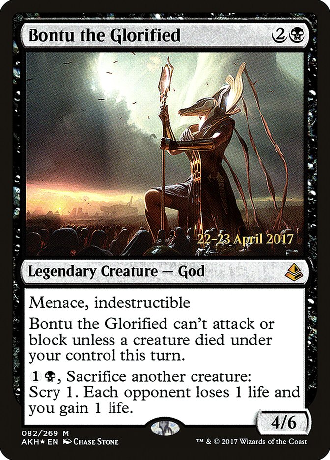 Bontu the Glorified  [Amonkhet Prerelease Promos] - Devastation Store | Devastation Store