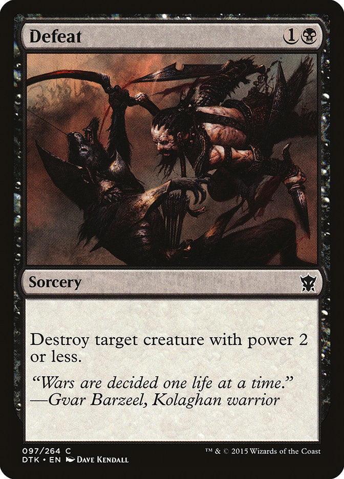 Defeat [Dragons of Tarkir] - Devastation Store | Devastation Store