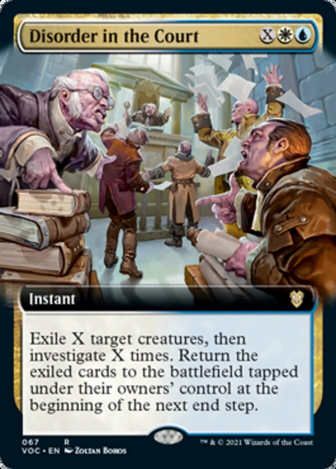Disorder in the Court (Extended) [Innistrad: Crimson Vow Commander] | Devastation Store