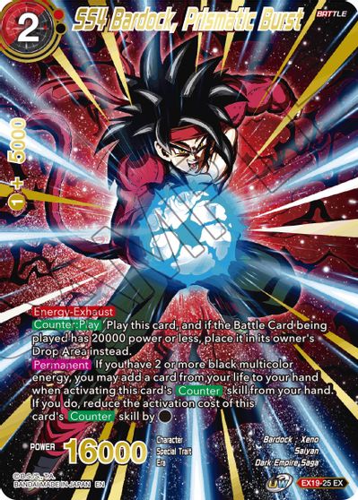 SS4 Bardock, Prismatic Burst [EX19-25] | Devastation Store
