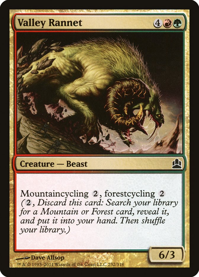 Valley Rannet [Commander 2011] - Devastation Store | Devastation Store