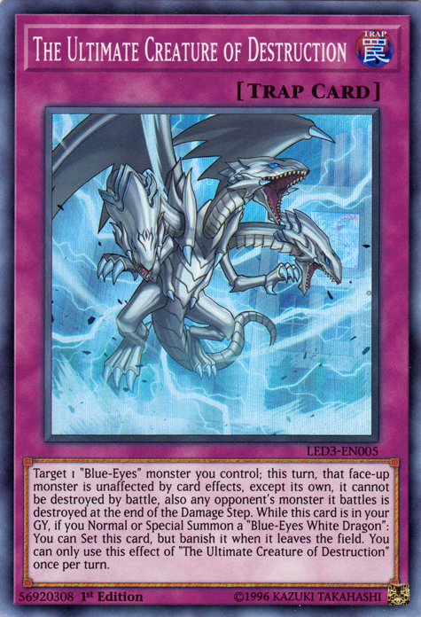 The Ultimate Creature of Destruction [LED3-EN005] Super Rare | Devastation Store