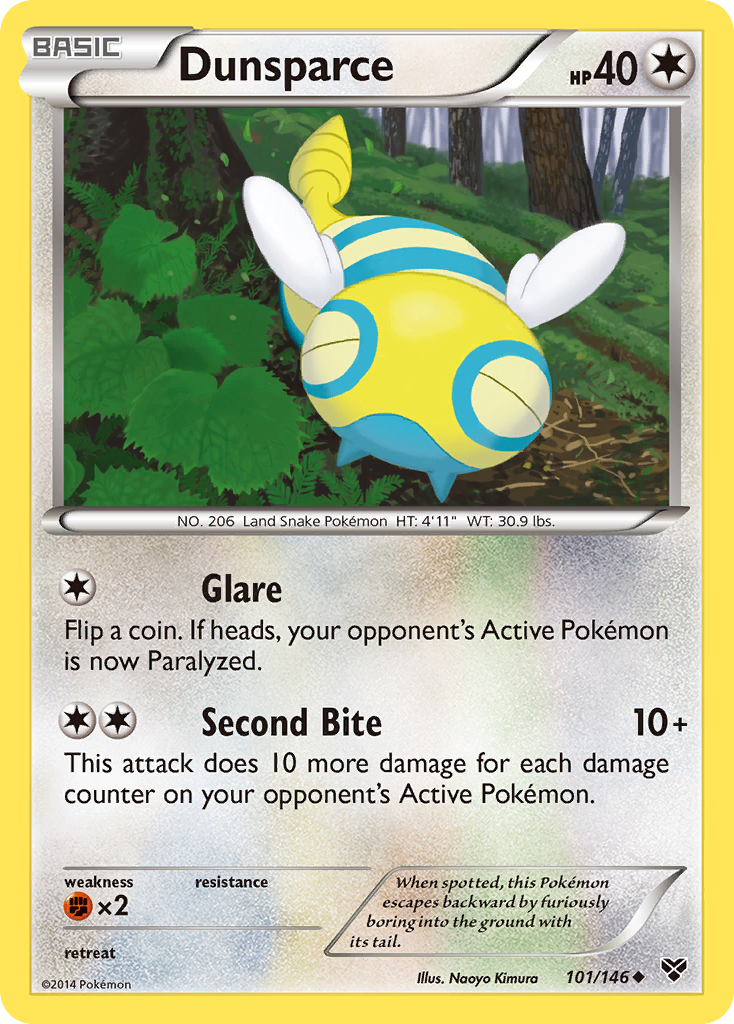 Dunsparce (101/146) [XY: Base Set] | Devastation Store