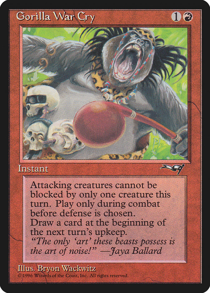 Gorilla War Cry (Red Rattle Drum) [Alliances] - Devastation Store | Devastation Store