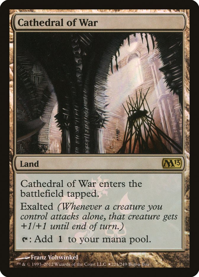 Cathedral of War (Buy-A-Box) [Magic 2013 Promos] - Devastation Store | Devastation Store