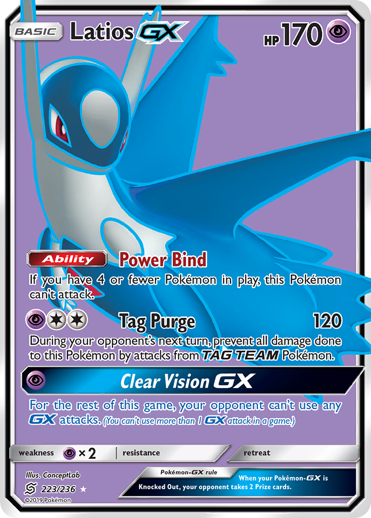 Latios GX (223/236) [Sun & Moon: Unified Minds] | Devastation Store