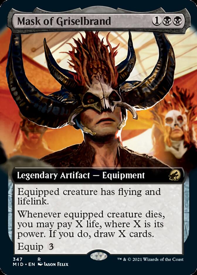 Mask of Griselbrand (Extended) [Innistrad: Midnight Hunt] | Devastation Store