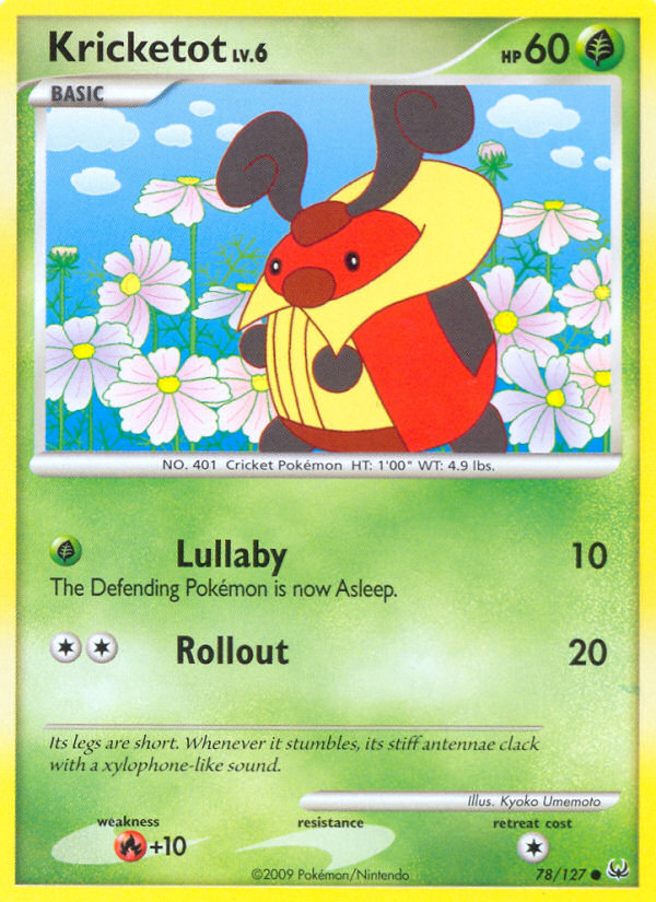Kricketot (78/127) [Platinum: Base Set] | Devastation Store