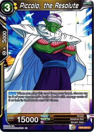 Piccolo, the Resolute [BT6-088] | Devastation Store