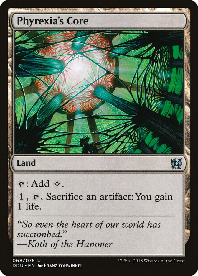 Phyrexia's Core [Duel Decks: Elves vs. Inventors] - Devastation Store | Devastation Store
