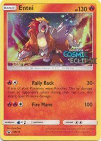 Entei (SM219) (Staff Prerelease Promo) [Sun & Moon: Black Star Promos] | Devastation Store
