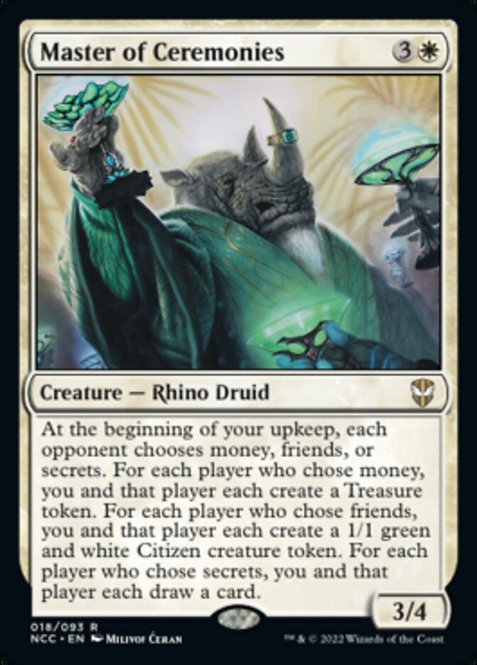 Master of Ceremonies [Streets of New Capenna Commander] | Devastation Store