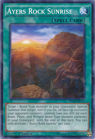 Ayers Rock Sunrise [BP03-EN183] Shatterfoil Rare | Devastation Store