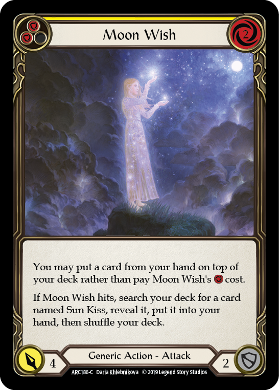 Moon Wish (Yellow) [ARC186-C] 1st Edition Normal - Devastation Store | Devastation Store