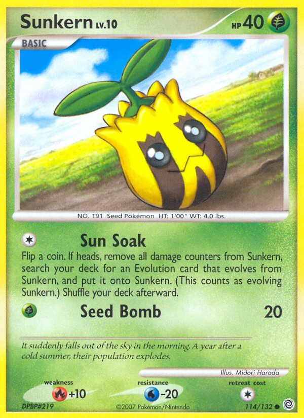 Sunkern (114/132) [Diamond & Pearl: Secret Wonders] | Devastation Store