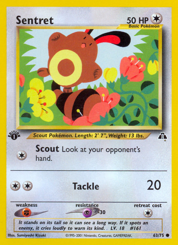Sentret (63/75) [Neo Discovery 1st Edition] | Devastation Store