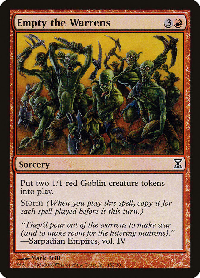Empty the Warrens [Time Spiral] | Devastation Store