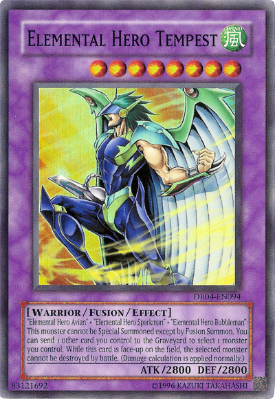 Elemental Hero Tempest [DR04-EN094] Super Rare | Devastation Store