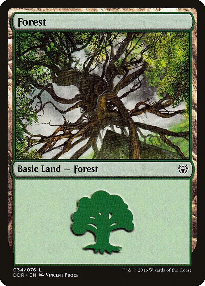 Forest (34) [Duel Decks: Nissa vs. Ob Nixilis] | Devastation Store