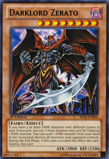 Darklord Zerato [BP02-EN060] Mosaic Rare | Devastation Store