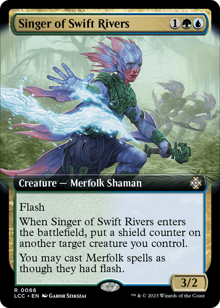 Singer of Swift Rivers (Extended Art) [The Lost Caverns of Ixalan Commander] | Devastation Store