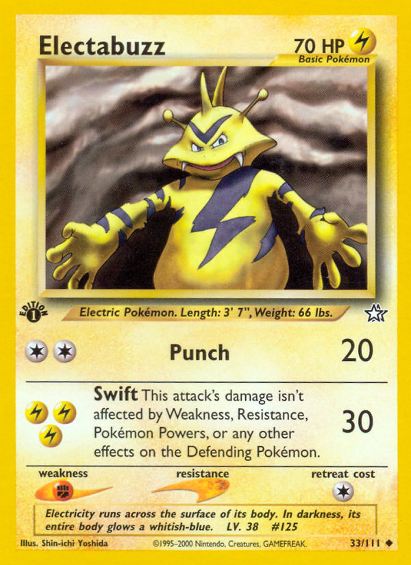 Electabuzz (33/111) [Neo Genesis 1st Edition] | Devastation Store