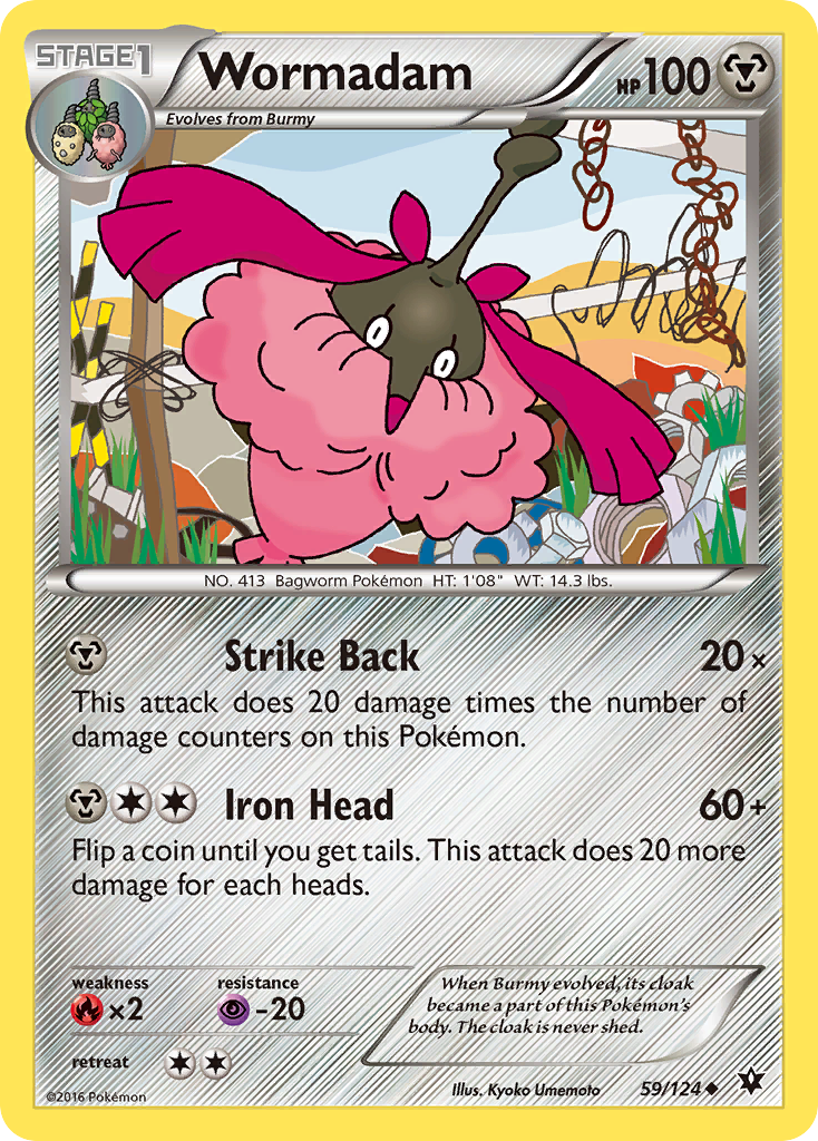 Wormadam (59/124) [XY: Fates Collide] | Devastation Store