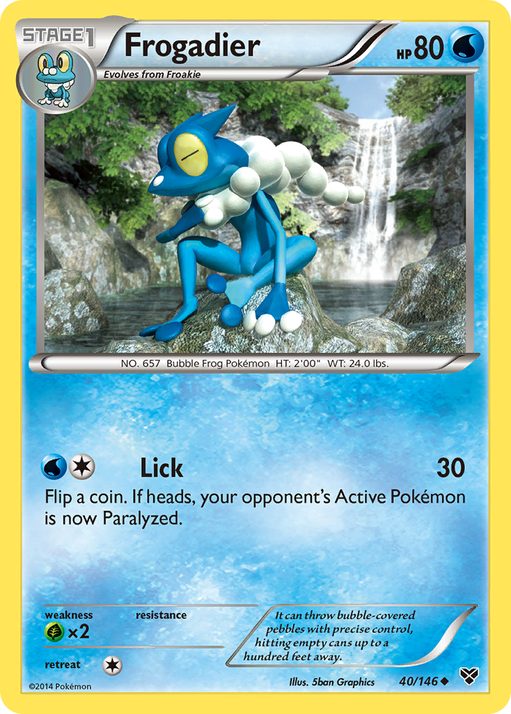 Frogadier (40/146) [XY: Base Set] | Devastation Store