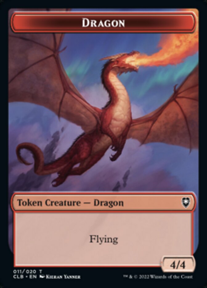 Dragon Token [Commander Legends: Battle for Baldur's Gate Tokens] | Devastation Store