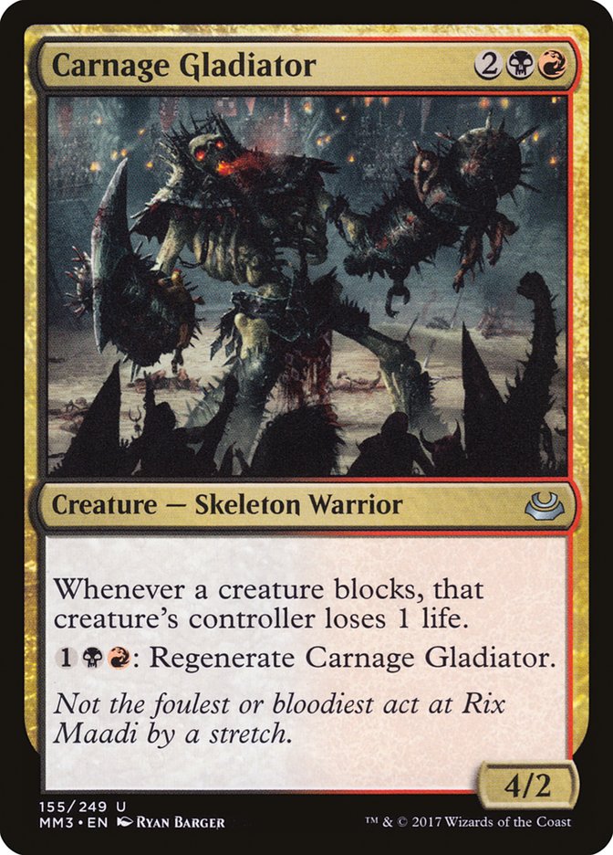 Carnage Gladiator [Modern Masters 2017] - Devastation Store | Devastation Store