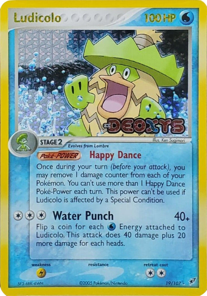 Ludicolo (19/107) (Stamped) [EX: Deoxys] | Devastation Store