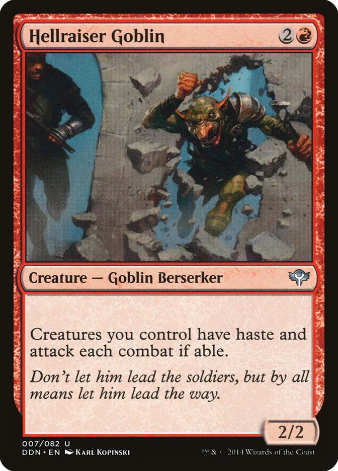 Hellraiser Goblin [Duel Decks: Speed vs. Cunning] | Devastation Store